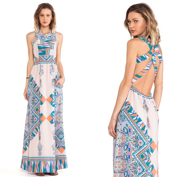 Lovers + Friends Kitty Cat Patterned maxi Dress - Picture 2 of 4